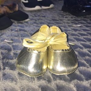 Baby ballet shoes, Baby ballerina shoes worn once